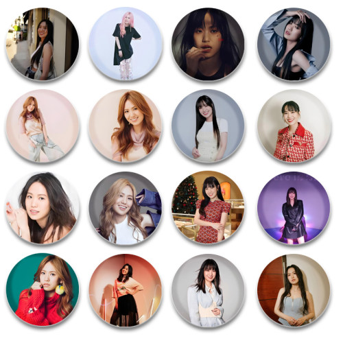 孙盛希胸章58mm马口铁胸针谷子挂件明星演唱会应援周边痛包礼物