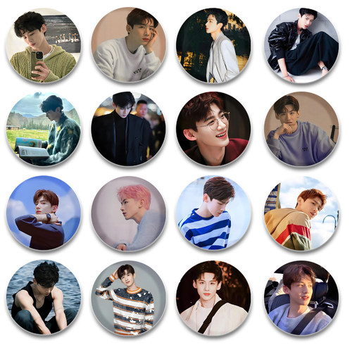 白敬亭徽章珍藏版58mm吧唧胸针别针学生胸牌挂件应援同款周边礼品