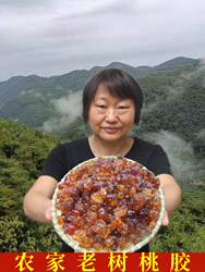 桃胶500g雪燕桃胶皂角米银耳组合特级食用天然无杂质野生老树桃胶