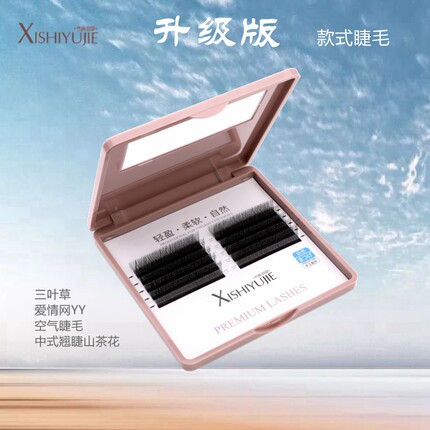 韩国西施羽睫假睫毛嫁接爱情网YY风吹动空气扁毛3D4D仙朵开花包邮