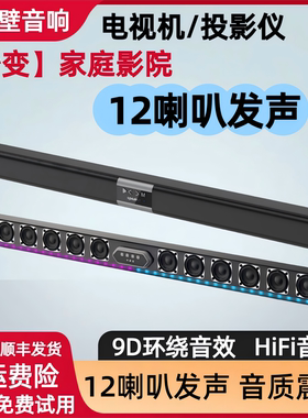 12喇叭客厅投影仪电视回音壁音响