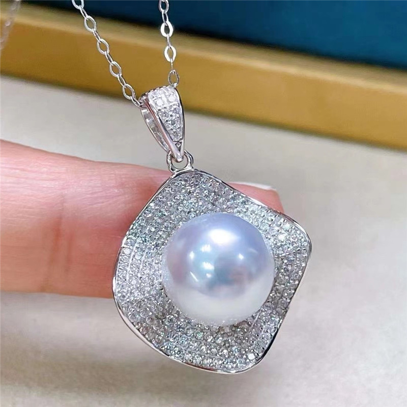 diy镀金华丽风满锆石半成品吊坠