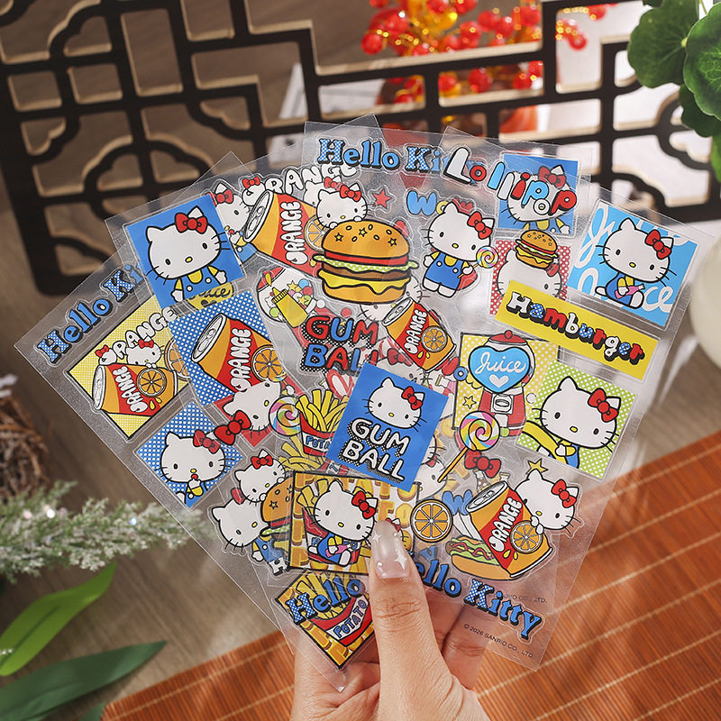 HelloKitty卡通PET贴纸/立体贴纸