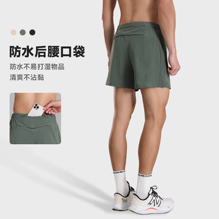 男款夏季速干跑步短裤运动训练马拉松男透气健身薄款四三分篮球裤