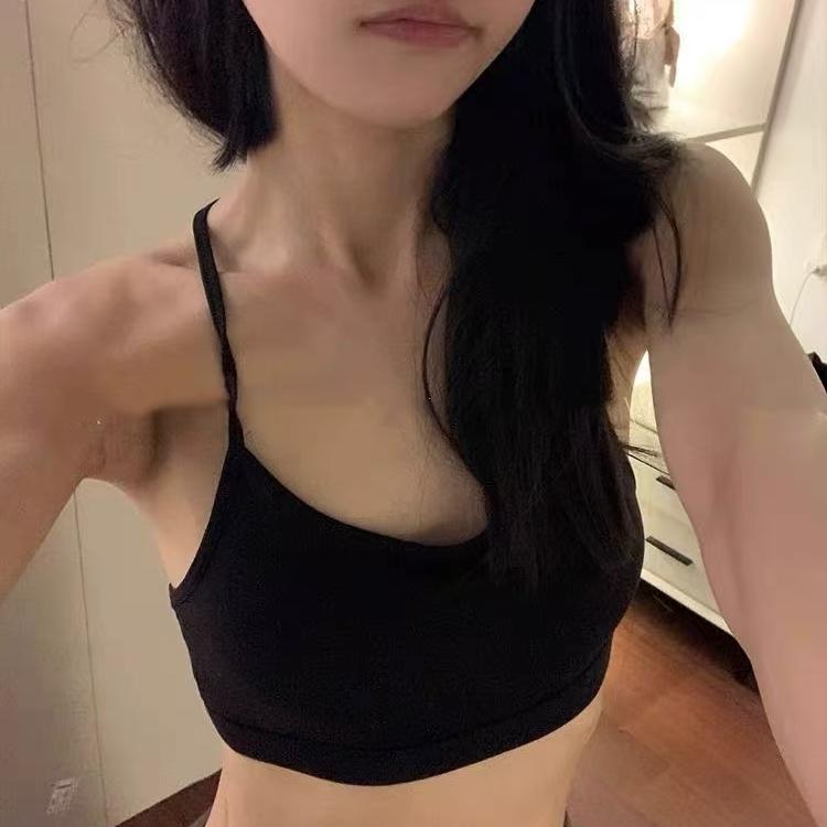 纯欲风性感抹胸背心女带胸垫内搭外穿打底少女美背辣妹吊带上衣潮