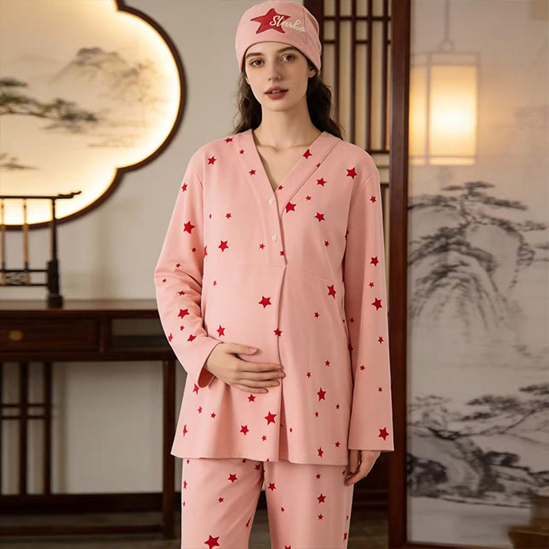 带胸垫月子服孕妇冬加厚款纯棉产后保暖哺乳睡衣秋冬季产妇家居服,孕妇装/孕产妇用品/营养,家居服套装,淘宝优惠券,粉丝福利购,淘宝优惠卷