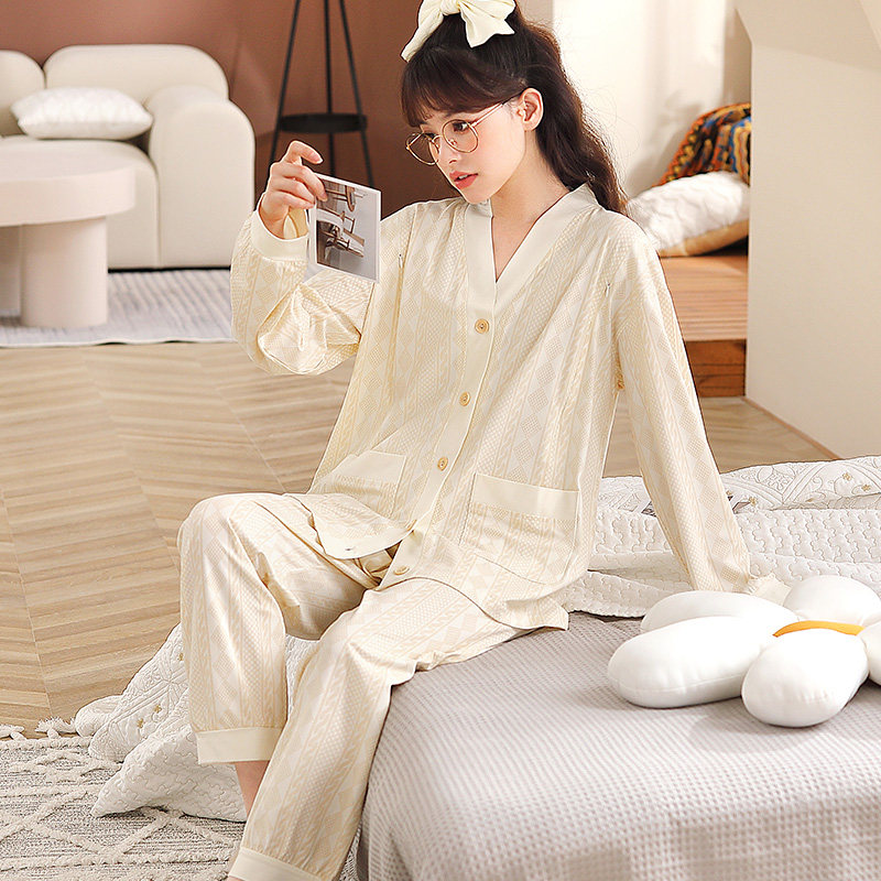 吸汗月子服夏季薄款纯产后5月份4春产妇孕妇睡衣棉哺乳家居服套装