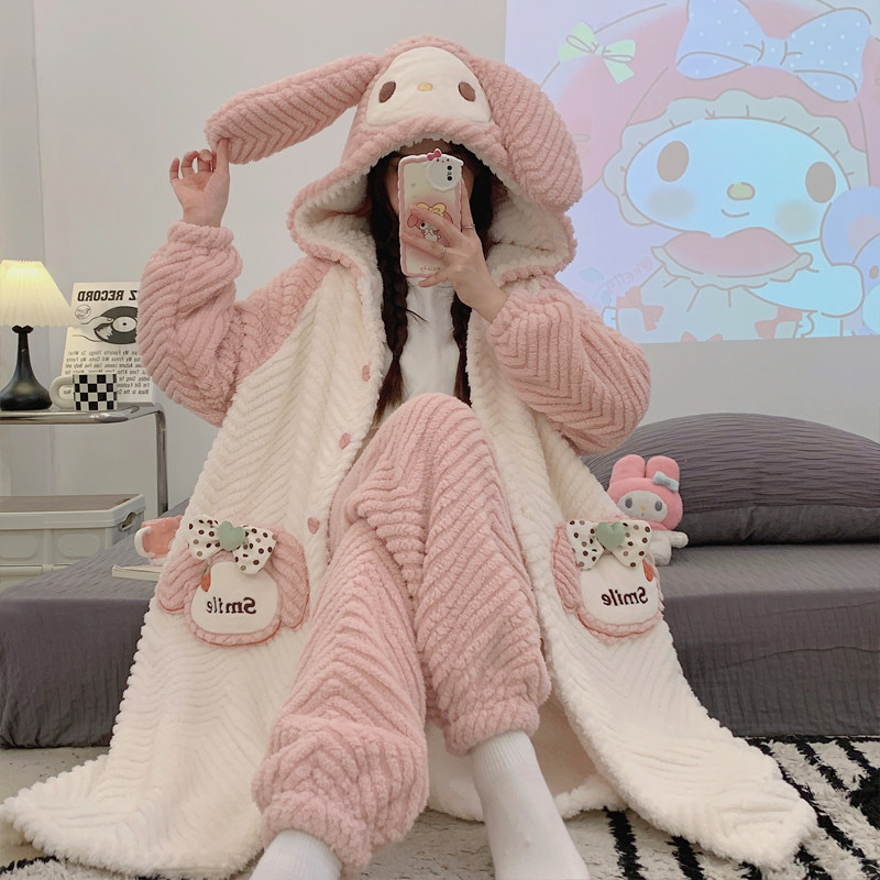 秋冬季珊瑚绒月子服三件套产后加厚加绒哺乳孕妇睡衣冬款孕期专用,孕妇装/孕产妇用品/营养,家居服套装,淘宝优惠券,粉丝福利购,淘宝优惠卷