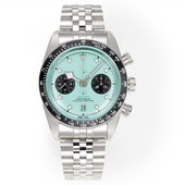 抖音爆款 百搭ins 碧湾蒂芙尼蓝熊猫盘多功能火烈鸟DT防水男表时尚