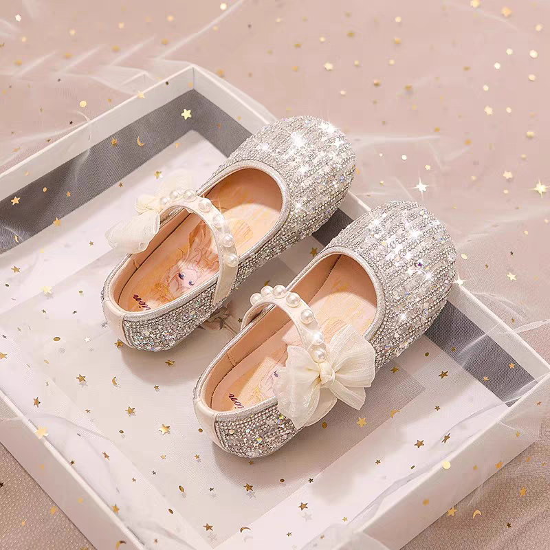真皮女童公主鞋春季水晶鞋女童鞋2025新款春秋软底单鞋女孩小皮鞋,童鞋/婴儿鞋/亲子鞋,水晶/水钻鞋,淘宝优惠券,粉丝福利购,淘宝优惠卷