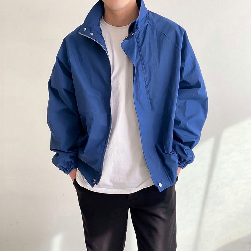 特价防风防泼水！复古休闲春薄款外套夹克男式百搭休闲运动上衣