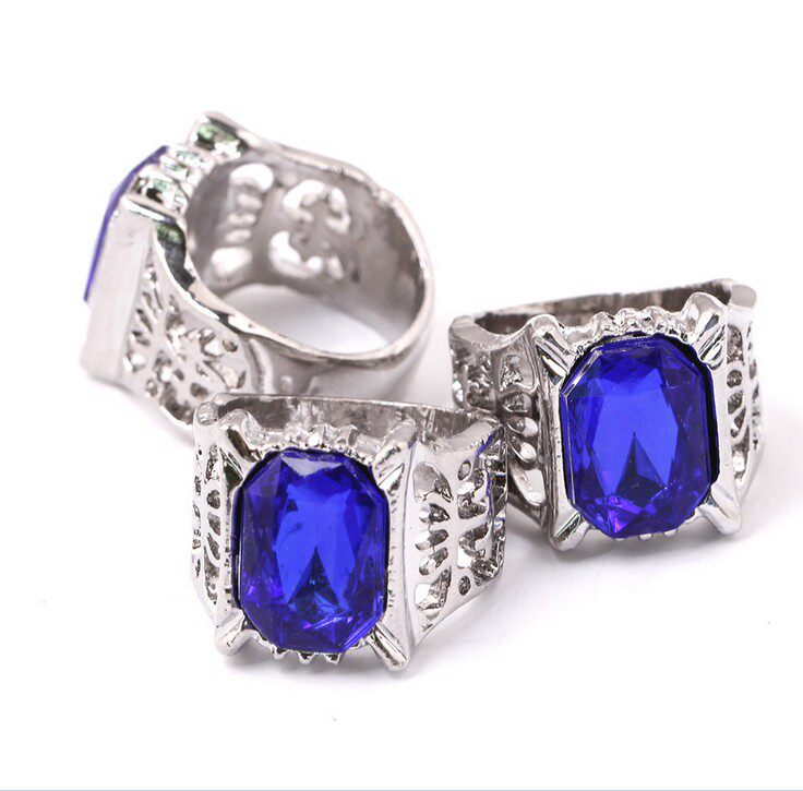 Kuroshitsuji Charles Sapphire Ring comic Ring Charles cos Ring prop comic periphery Ringin the Accessories/Fashion Jewelry, Ring/Ring  category - from Buy2taobao.com to provide professional Taobao agent buy service