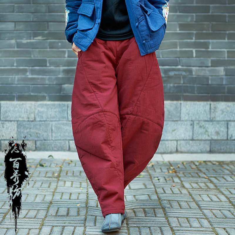 秋冬棉麻女裤大码阔腿裤胖mm宽松保暖柔软灯笼裤子瑜伽长裤加棉裤,女装/女士精品,休闲裤,淘宝优惠券,粉丝福利购,淘宝优惠卷