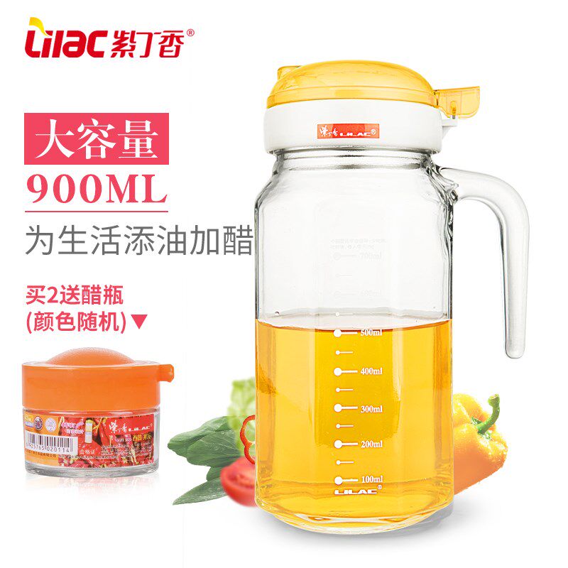 玻璃油壶防漏家用倒酱油瓶醋壶套装厨房塑料调味瓶香油瓶罐大小号|ruв категории кухня/посуда, кухонный Гаджет/кухня хранения, тарного хранения/кухня хранения посуды, масленка - от Buy2taobao.com для оказания профессиональной услуги покупки агента Taobao