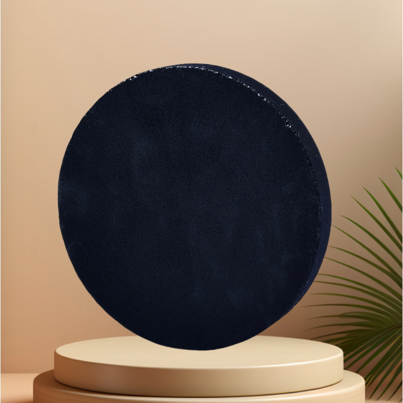 天然黑色石头黑曜石矿石水晶原石圆片练手雕刻吊坠毛坯片底座底托