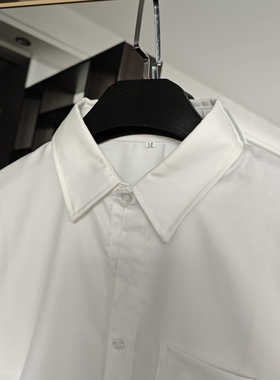 一夕光原创设计 TR面料基础款jk白衬衫女上衣不透 日系制服学院风