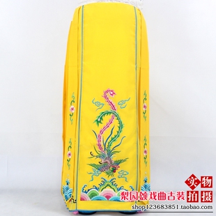 戏剧新款黄色红色用品戏曲影视舞蹈服装皇后娘娘贵妃绣凤飘带腰包