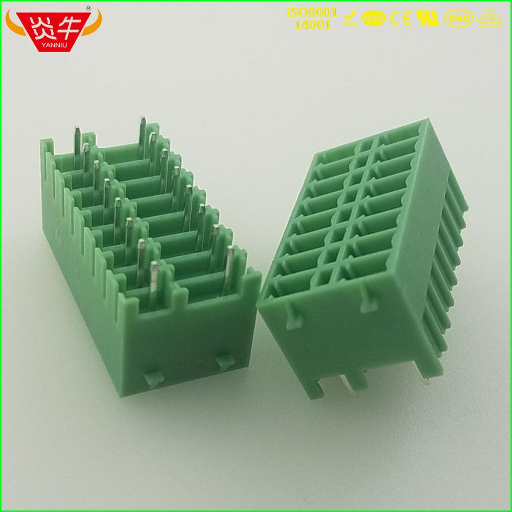 双排插拔式PCB接线端子 KF2EDGKVG 3.81mm  MCDNV1.5 G1 菲尼克斯 电子元器件市场 连接器 原图主图