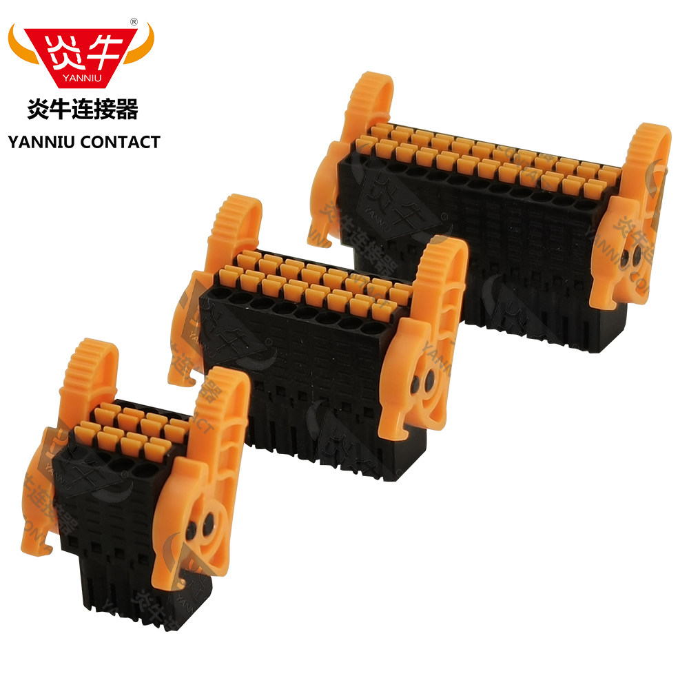 15EDGKDHG 2.54mm 双层/双排插拔式PCB接线端子 町洋0156-1DXX-BK