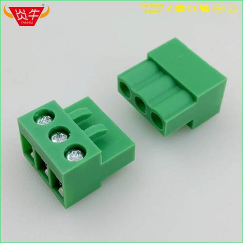 插拔式PCB接线端子HT508K 5.08mm 接插件连接器高正科发菲尼克斯