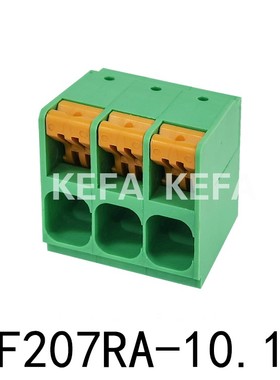 10.16mm炎牛连接器凤凰端子弹簧式接线端子YN207RA/RB/TDPT 16-SP