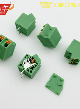 弹簧式PCB接线端子DG246 KF250NH 5.0mm SPTA1接插件连接器凤凰