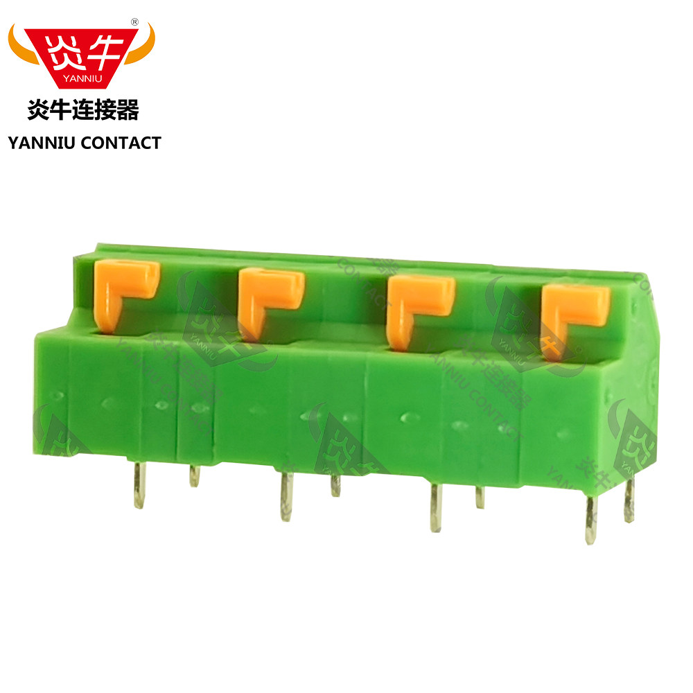 10.16mm炎牛连接器弹簧式PCB接线端子YN237/KF237/DG237/MFKDSP