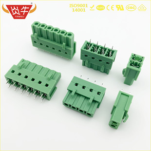 插拔式PCB接线端子KF2EDGB 5.0mm ICV 2.5 G接插件连接器高正科发
