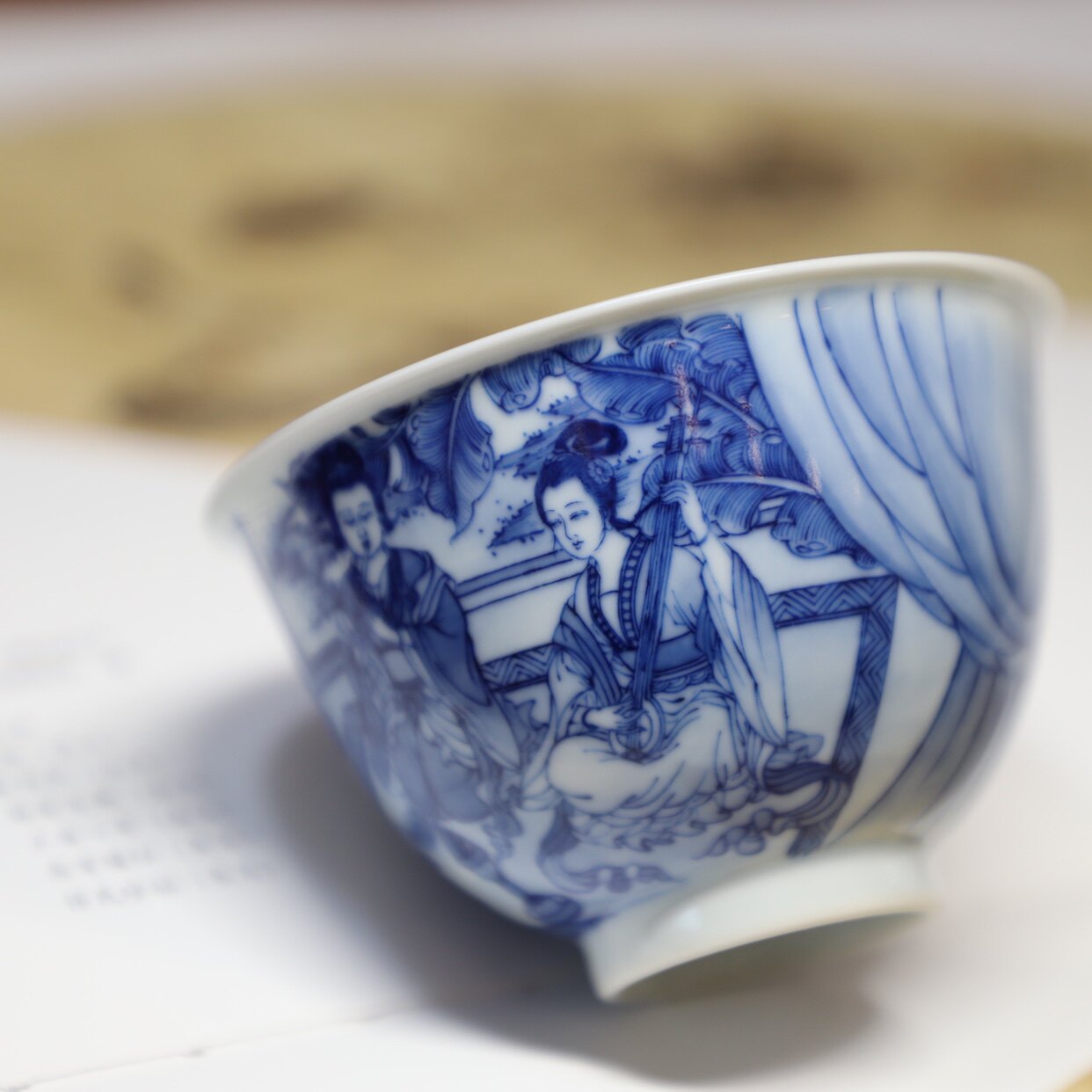 慢生堂  唐宫奏乐图杯