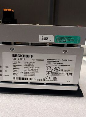 倍福BECKHOFF工控机 C6015-0010，，