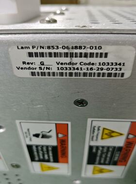 LAM射频电源装置，型号853-064887-010，图片实