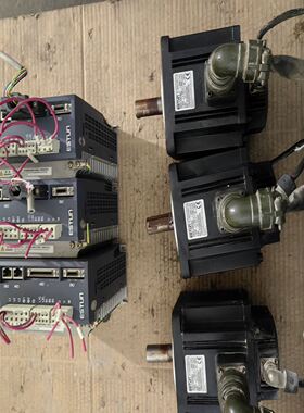 拆机埃斯顿1KW伺服驱动器电机，驱动器PRONET-10AM