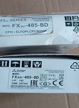 通功能扩展板通讯模块FX3G-485-BD和FX3U