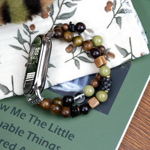 原创侘寂风青枝适用小米手环10表带9pro手表8腕带7华为手环八九十