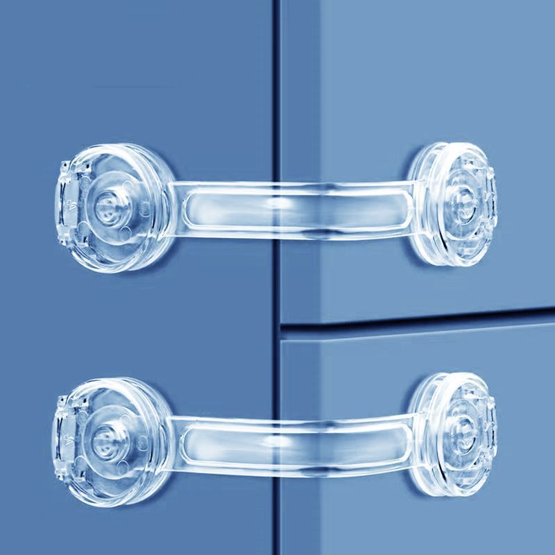 儿童锁扣抽屉锁安全婴儿防开防夹手宝宝推拉门冰箱防护柜子柜门锁