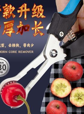 不锈钢山楂去核器糖葫芦制作工具钳子多功能扣籽刀去核钳取心神器