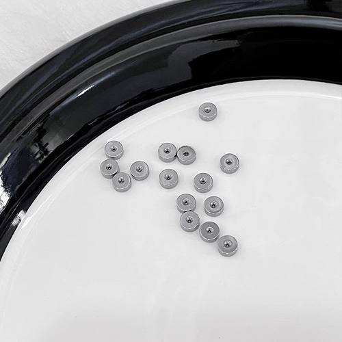 医用钛钢耳堵圆饼球球螺纹耳骨钉耳钉配件耳堵睡觉不用摘备用耳堵