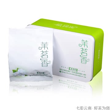 七彩云南普茶花韵茉莉普洱茶生茶