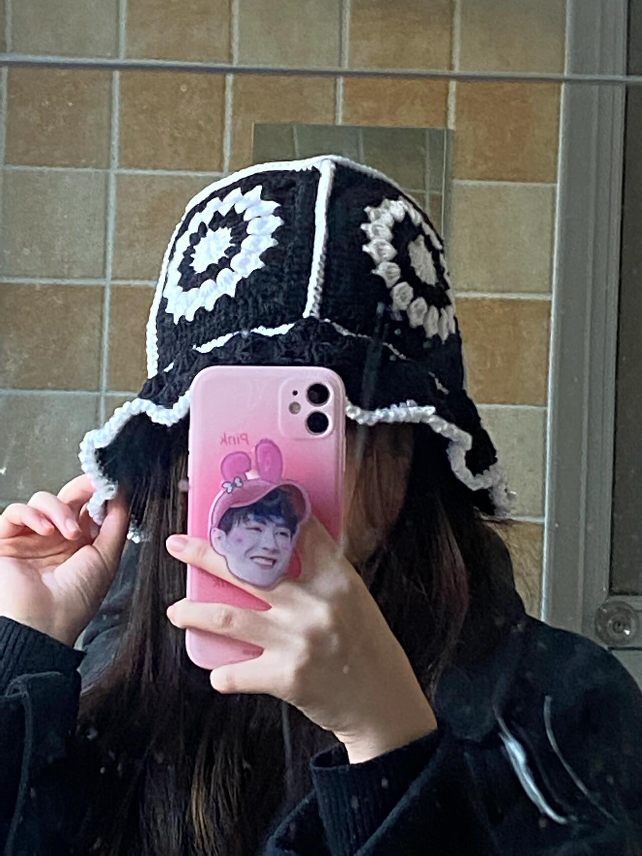 手工DIY钩织材料包祖母格帽子秋冬ins风渔夫帽显脸小自制礼物,服饰配件/皮带/帽子/围巾,DIY编织材料包,淘宝优惠券,粉丝福利购,淘宝优惠卷