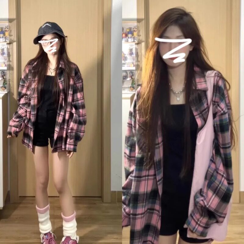 美式复古秋季设计感小众衬衣外套