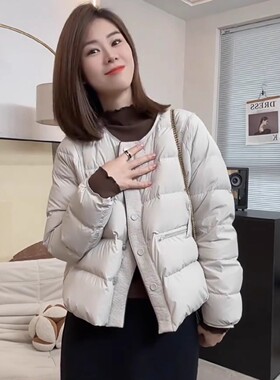 日系羽绒服女短款2025冬季新款