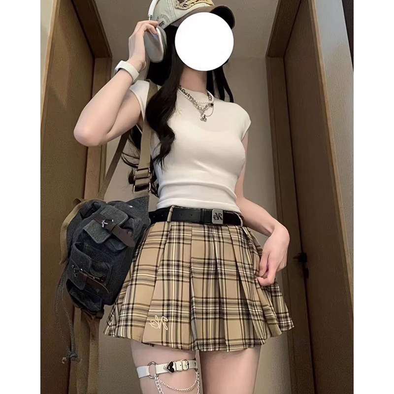 学院风上衣裙子两件套装女