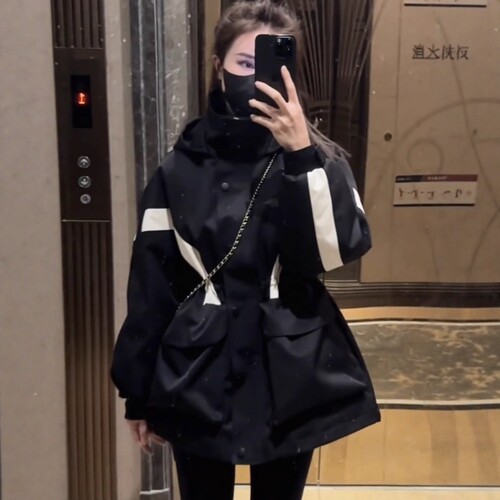 日系休闲棒球服外套女秋冬季新款
