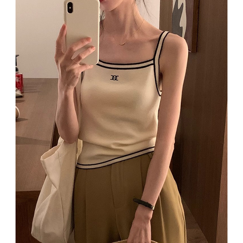 小香风背心女设计感外穿