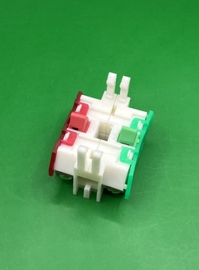 LAY37 Y090 按钮开关触点基座 常开NO绿色 常闭NC红色