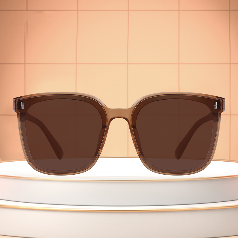 加大加宽高级感茶色板材墨镜女士16cm大号大脸开车专用偏光太阳镜