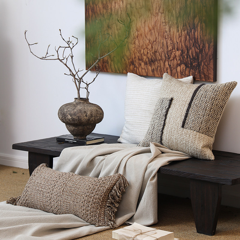 Buzai侘寂风沙发抱枕包邮