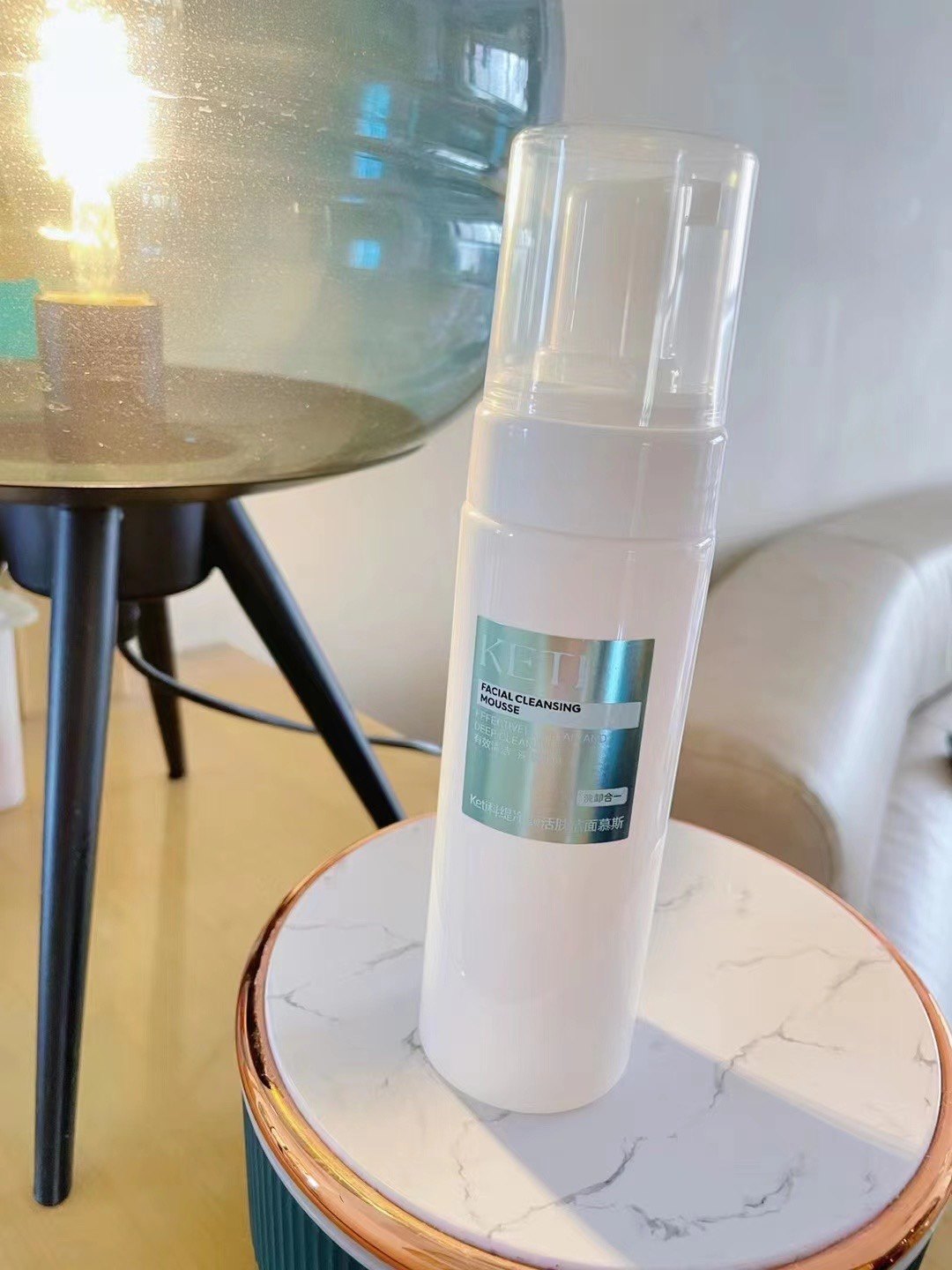 专柜正品穆丝氨基酸洗卸合一深层清洁收缩毛孔温和洁面泡泡新包装