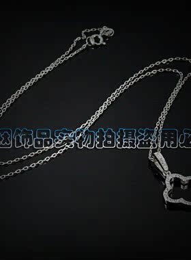 925银微镶镂空四叶草女士吊坠