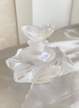 新品 特价法国莱俪磨砂水晶香水瓶